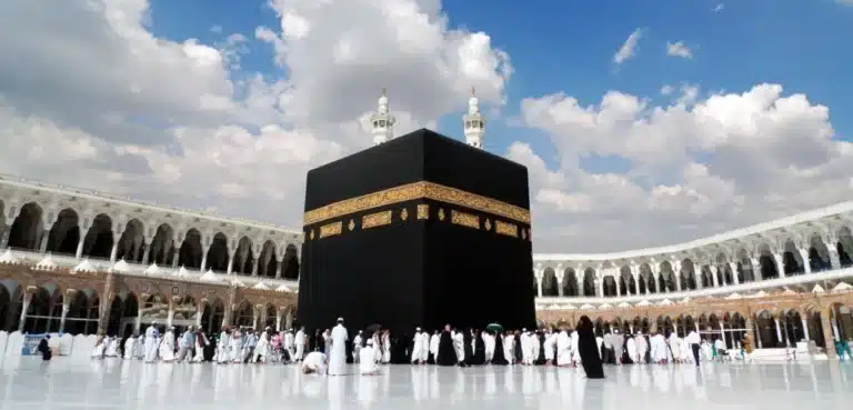 Image de la kaaba a la mecque lors du hajj