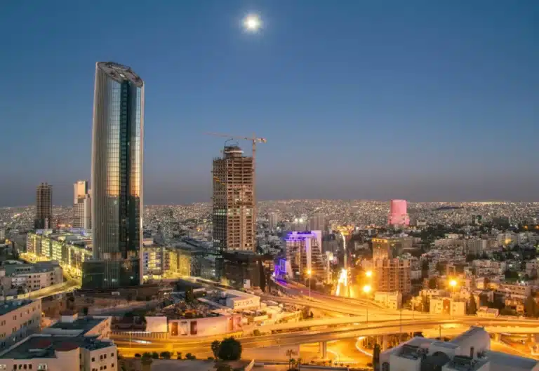 centre ville de Amman en jordanie