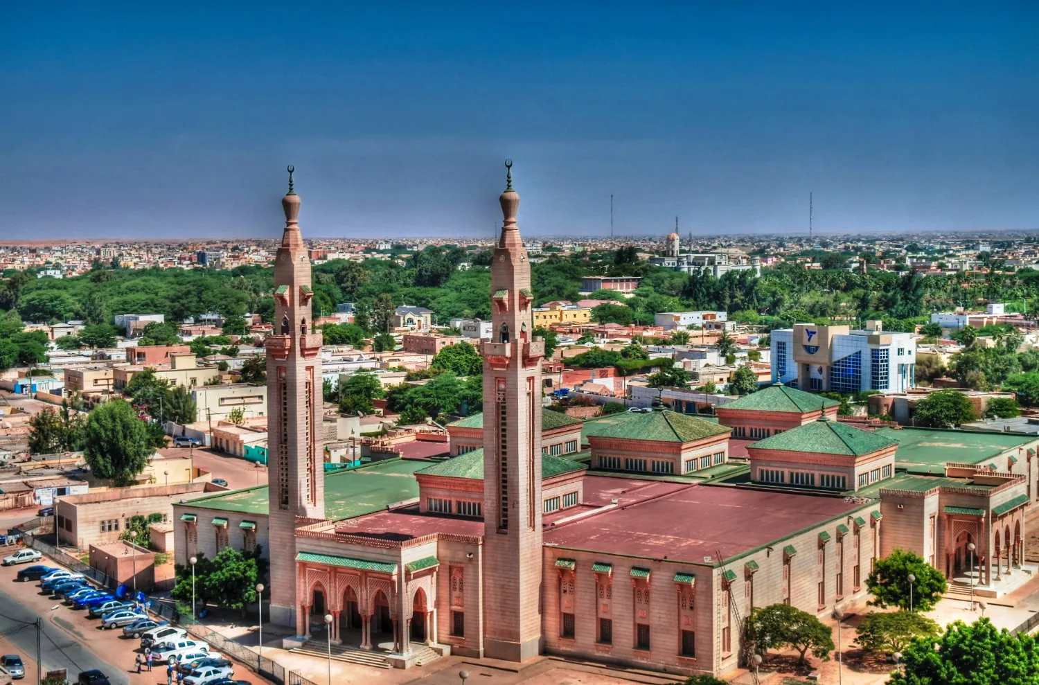 vue sur ville en mauritanie
