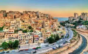 vue sur la ville de tripoli panorama au Liban