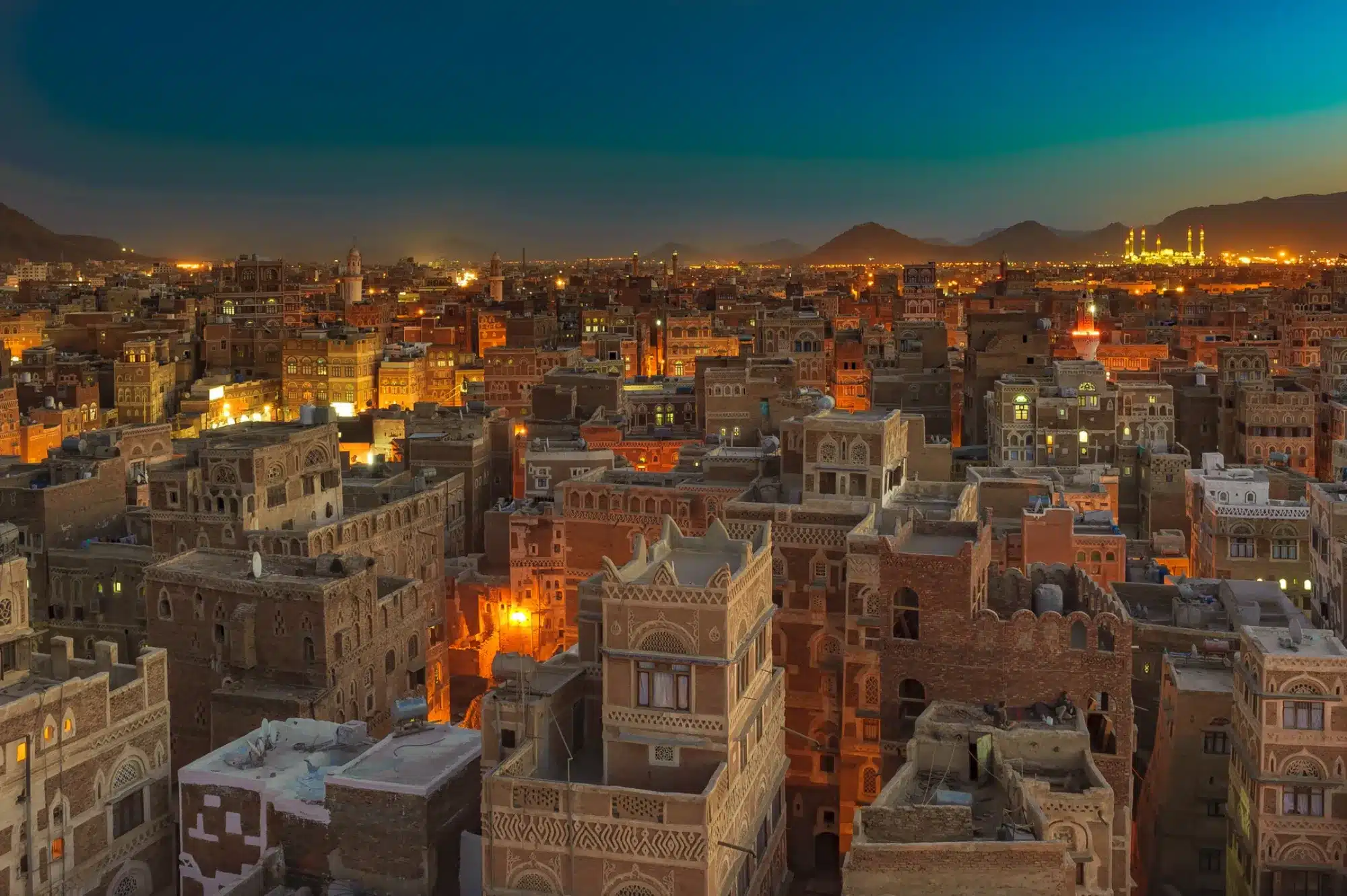 capital du yemen sana de nuit