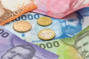 Billets et pièces Chilienne en pesos chiliens