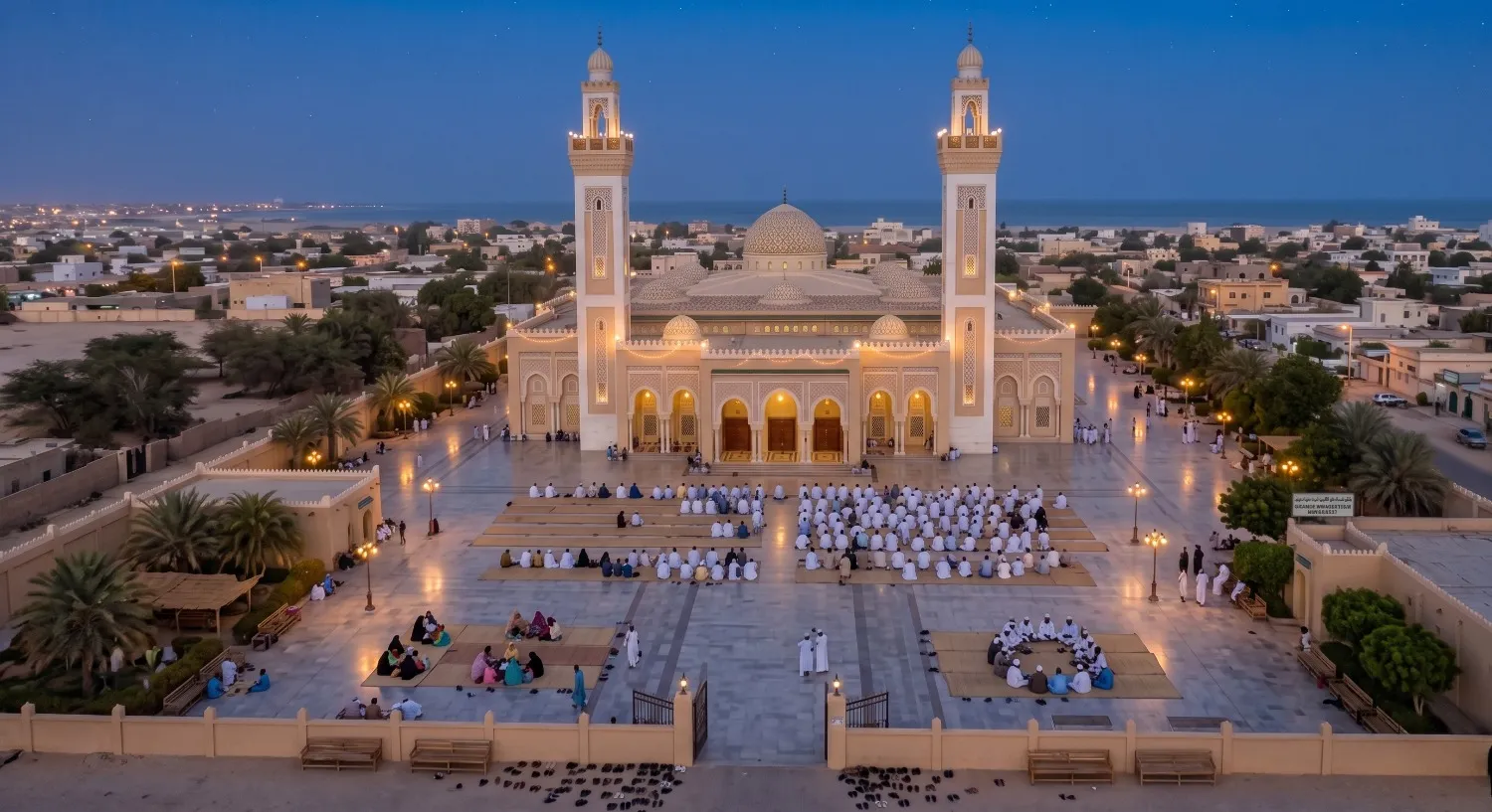 Grande Mosquée Saoudienne de Nouakchott — vie islamique pour hijra en Mauritanie