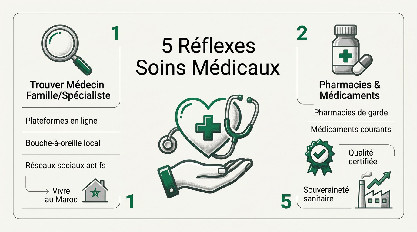 Consultation médicale dans un cabinet moderne au Maroc