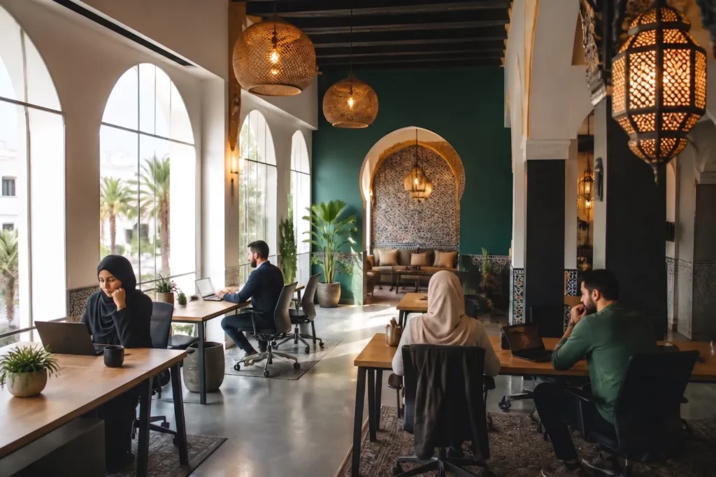 déménager au Maroc espace de coworking