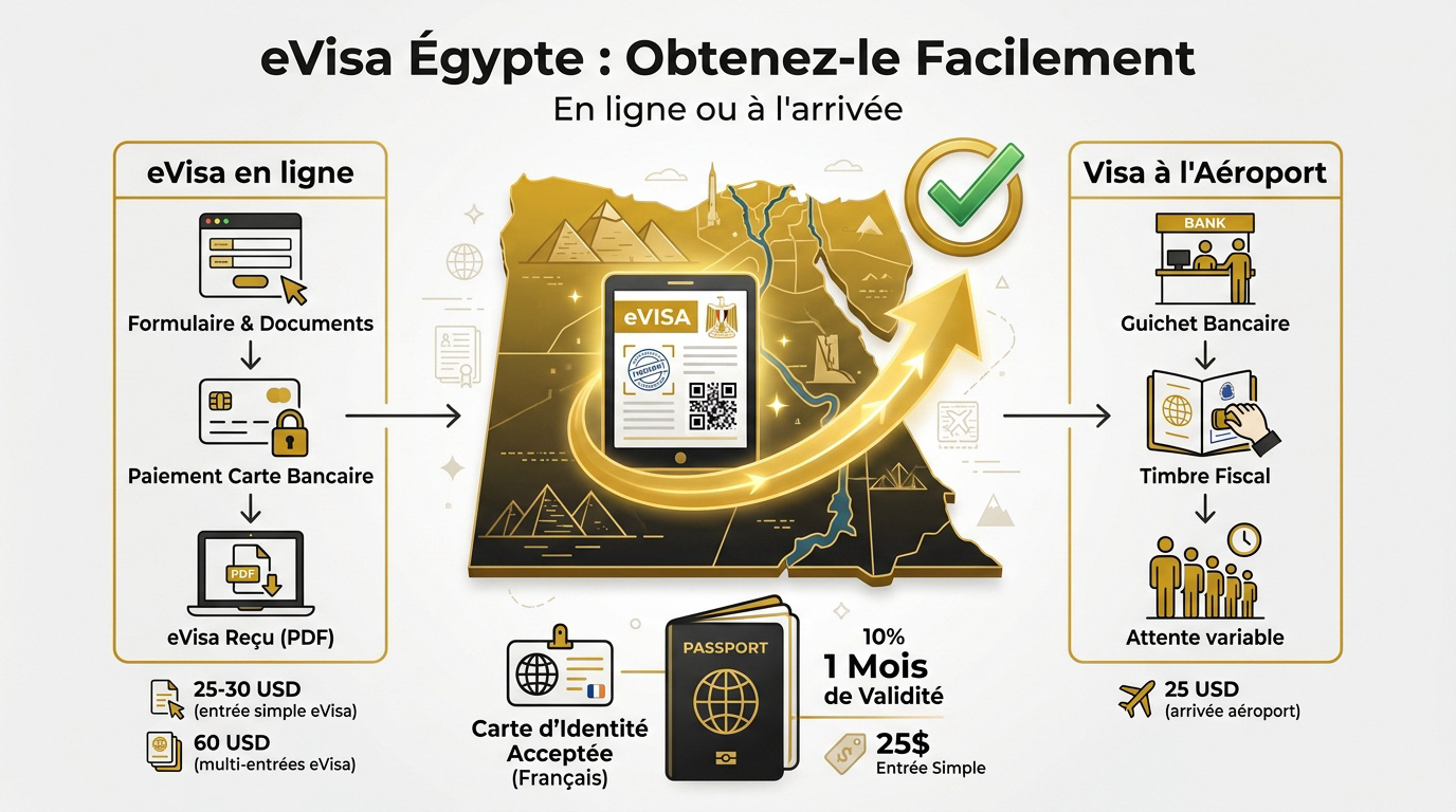 Obtenir son visa pour l'Égypte facilement pour les expatriés
