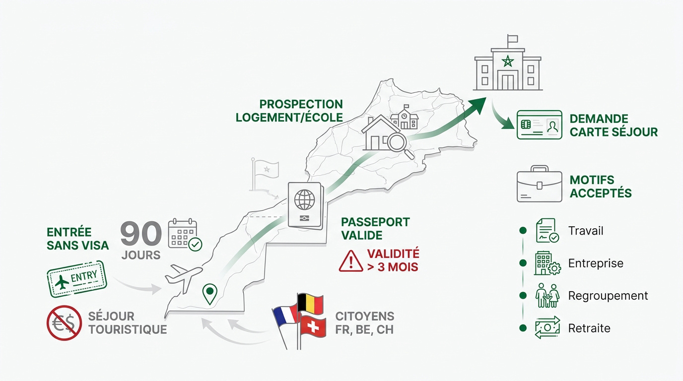 Formalités administratives et passeport pour s'installer au Maroc