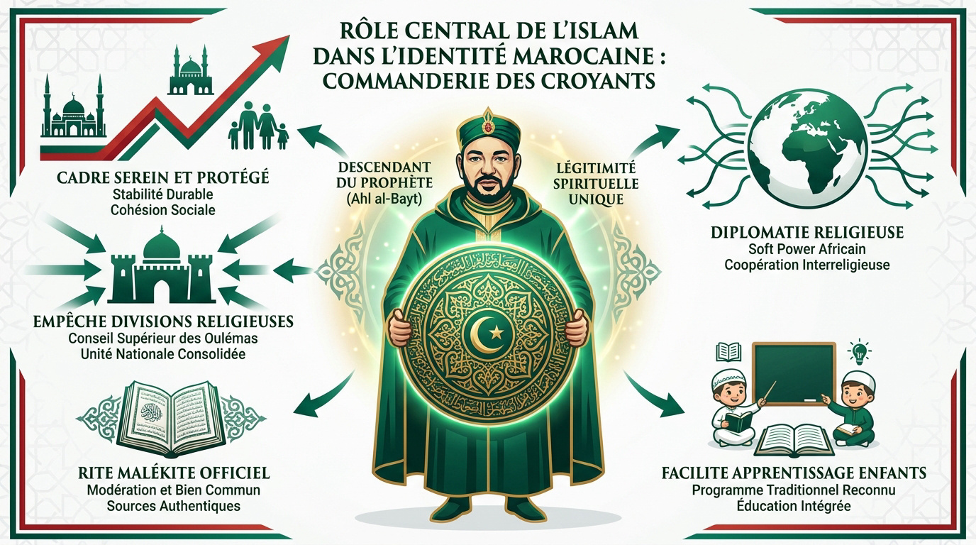 Mosquée Hassan II symbole de l'identité islamique marocaine