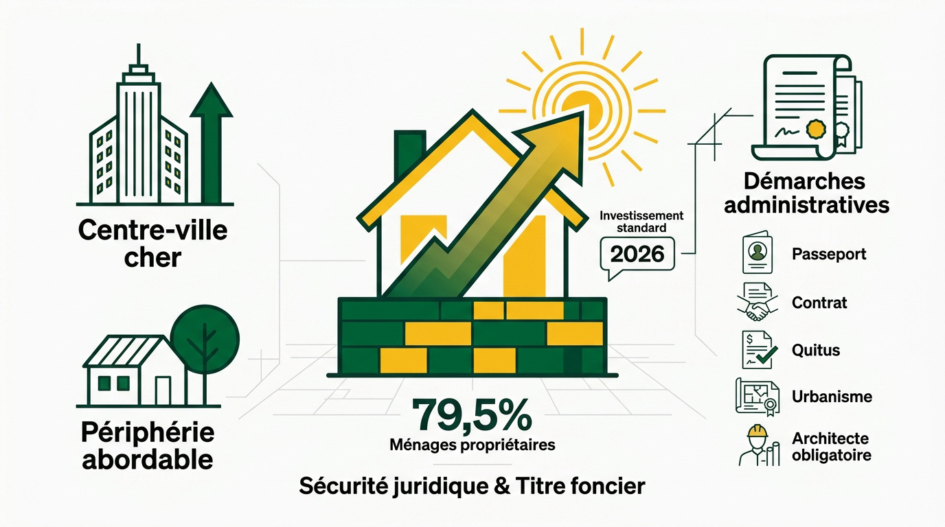 Achat immobilier en Mauritanie dans les quartiers résidentiels