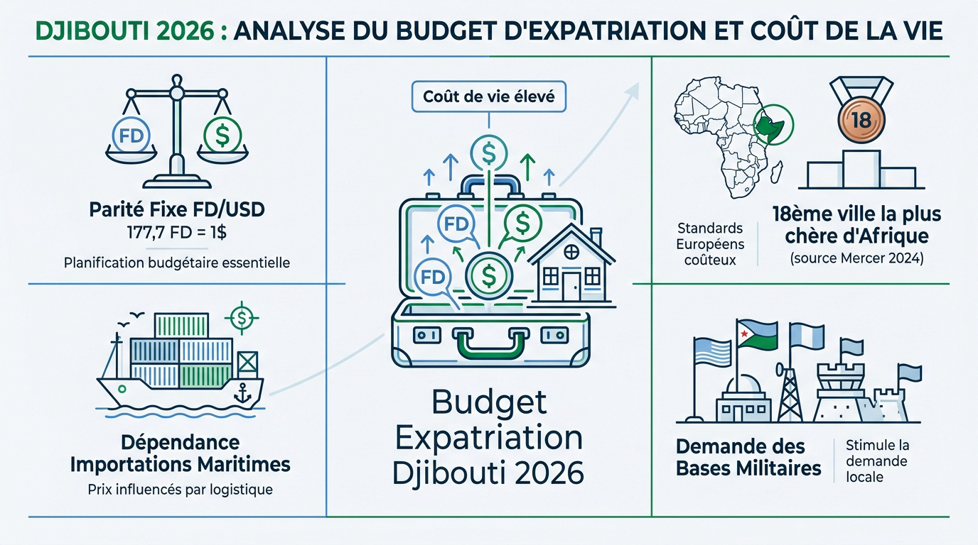 Estimation du budget pour une expatriation réussie à Djibouti en 2026