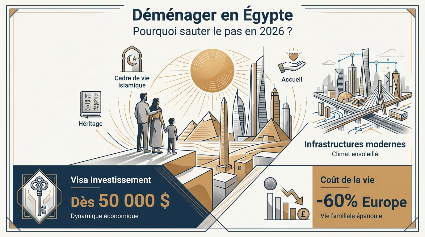 Expatriation et investissement immobilier en Égypte en 2026