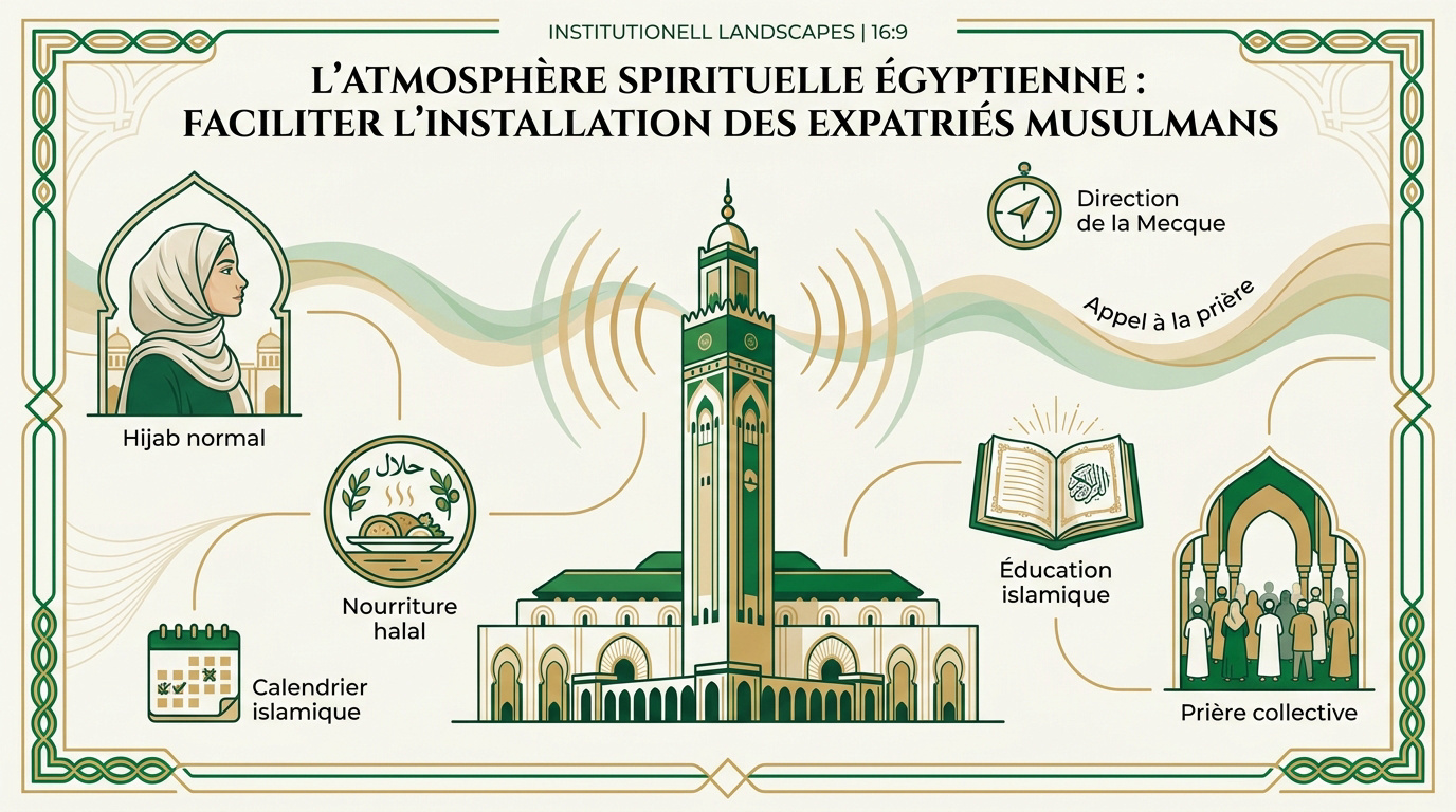 Mosquée historique au Caire illustrant la spiritualité en Égypte