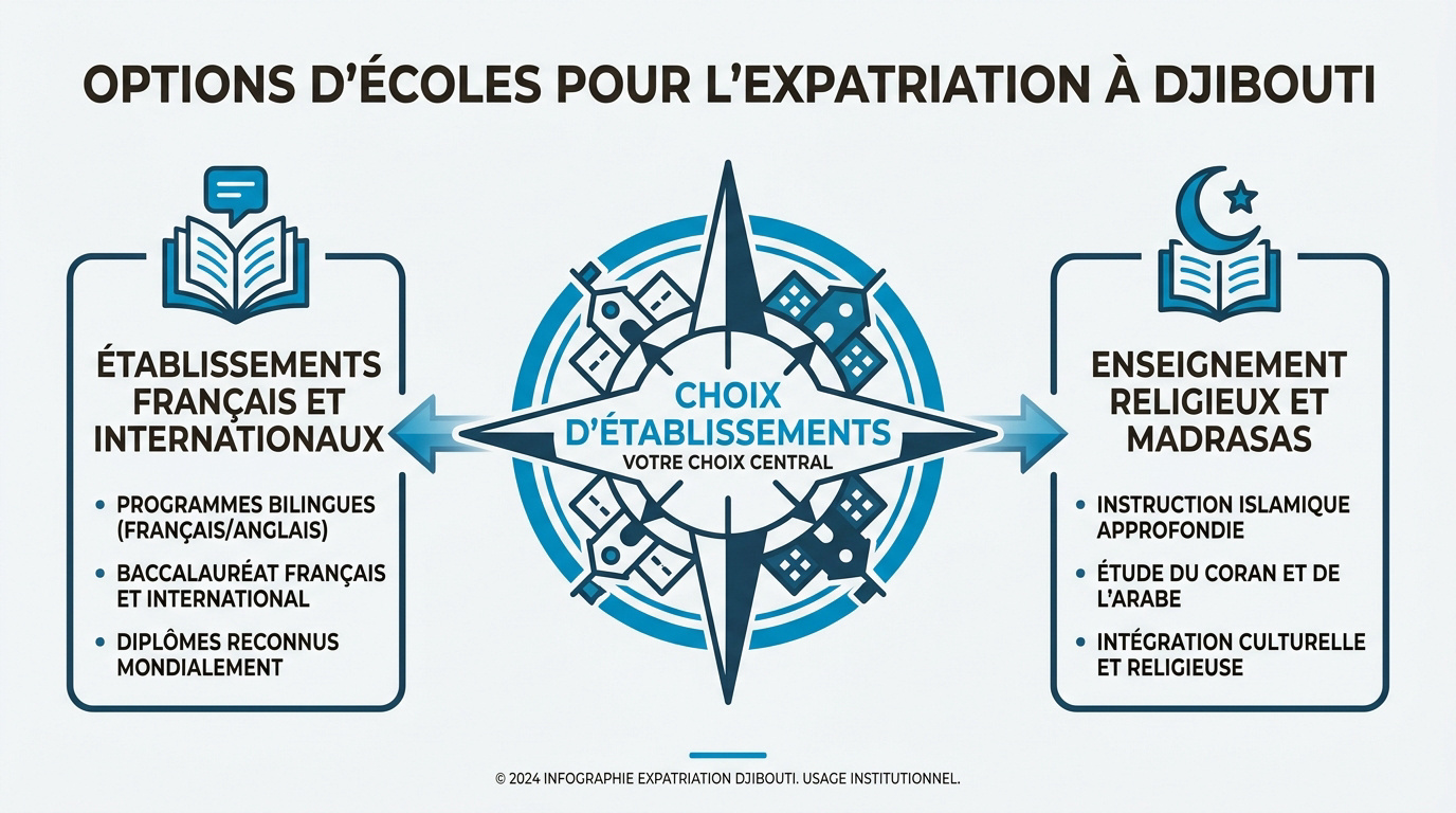 Enfants en classe dans une école internationale à Djibouti profitant d'un enseignement de qualité