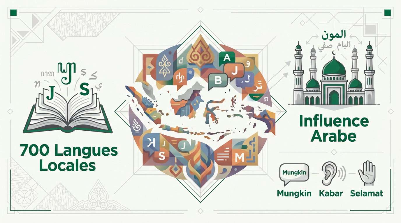 Diversité des langues locales et influence de l'arabe en Indonésie