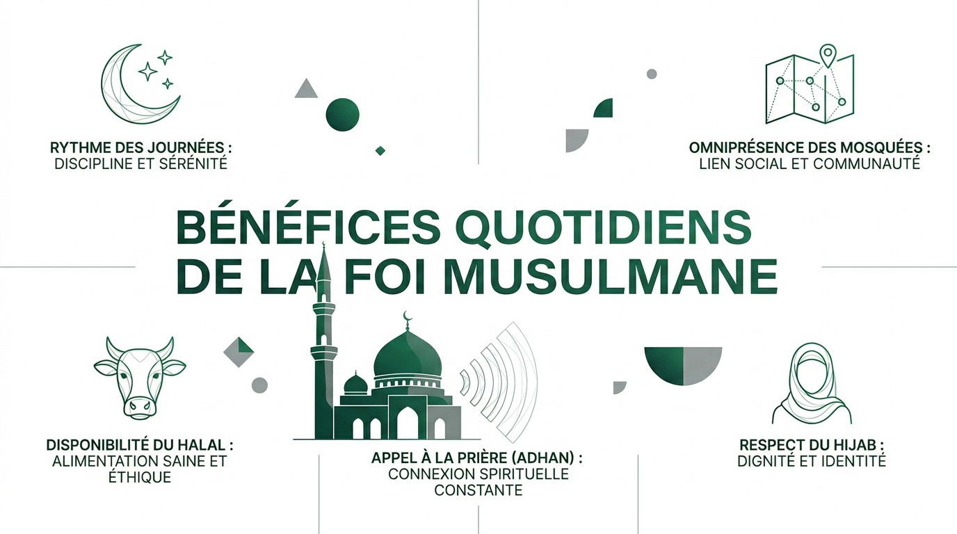 Femme voilée marchant sereinement dans une rue de Sierra Leone près d'une mosquée
