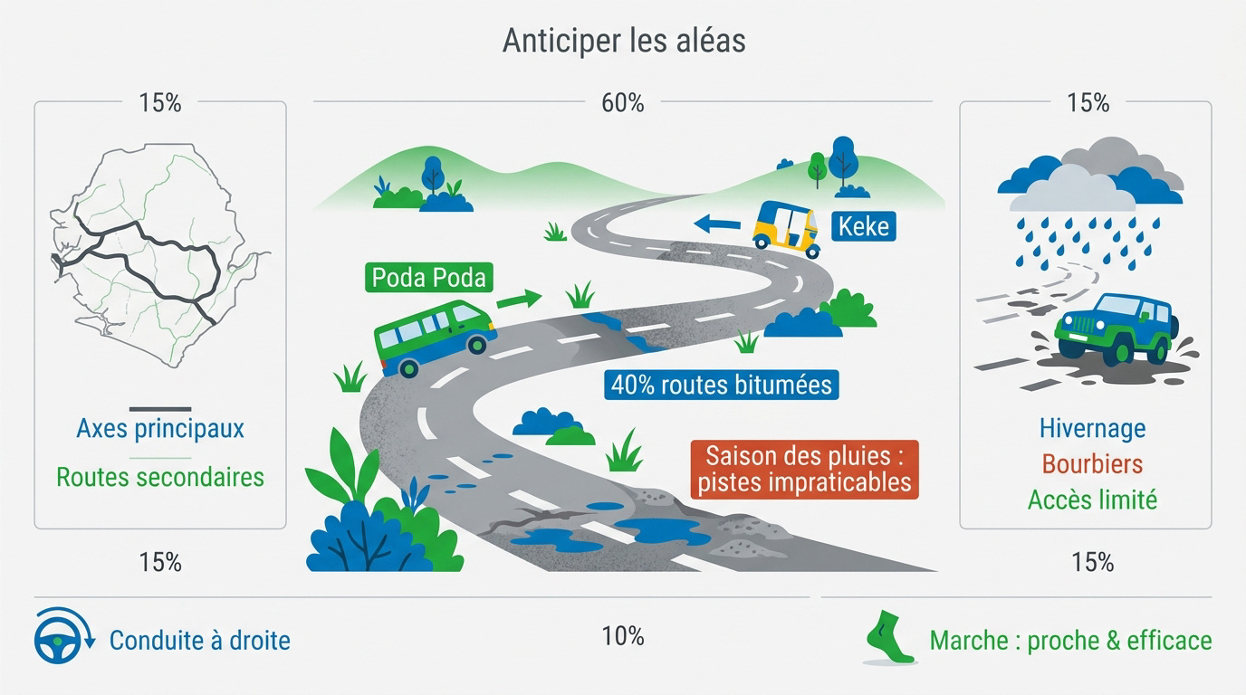 Transports urbains et défis routiers en Sierra Leone