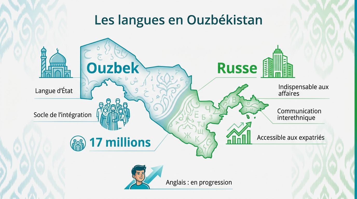Enseignement des langues ouzbek et russe en Ouzbékistan