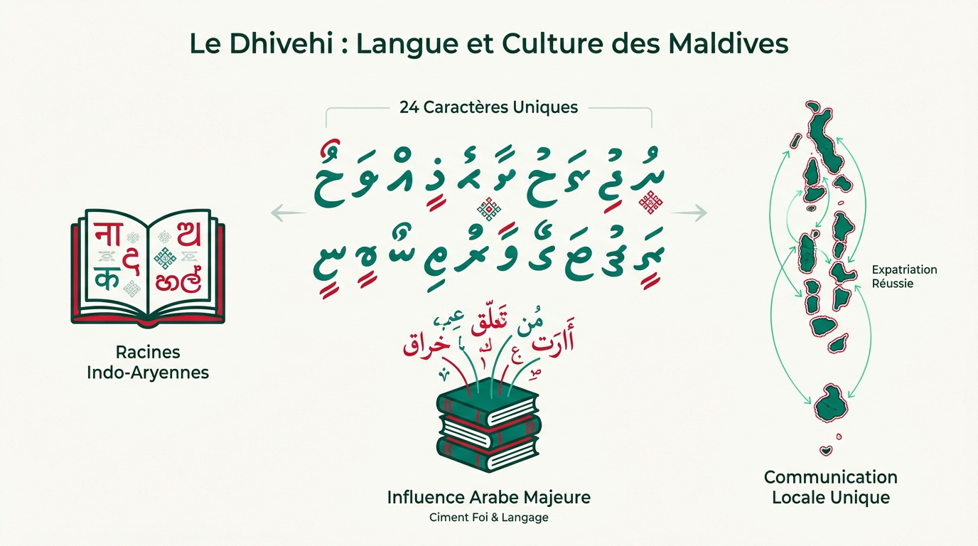 Alphabet Thaana et calligraphie traditionnelle des Maldives