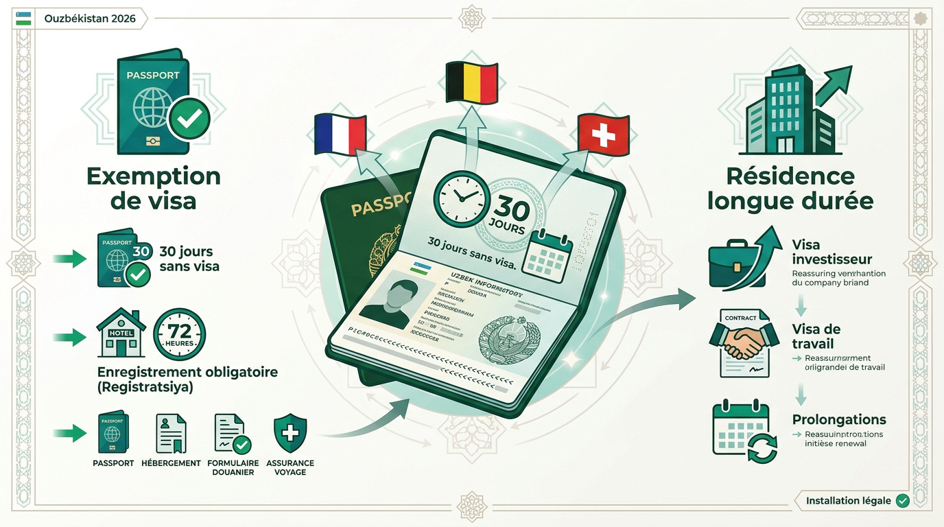 Installation légale et démarches administratives en Ouzbékistan en 2026