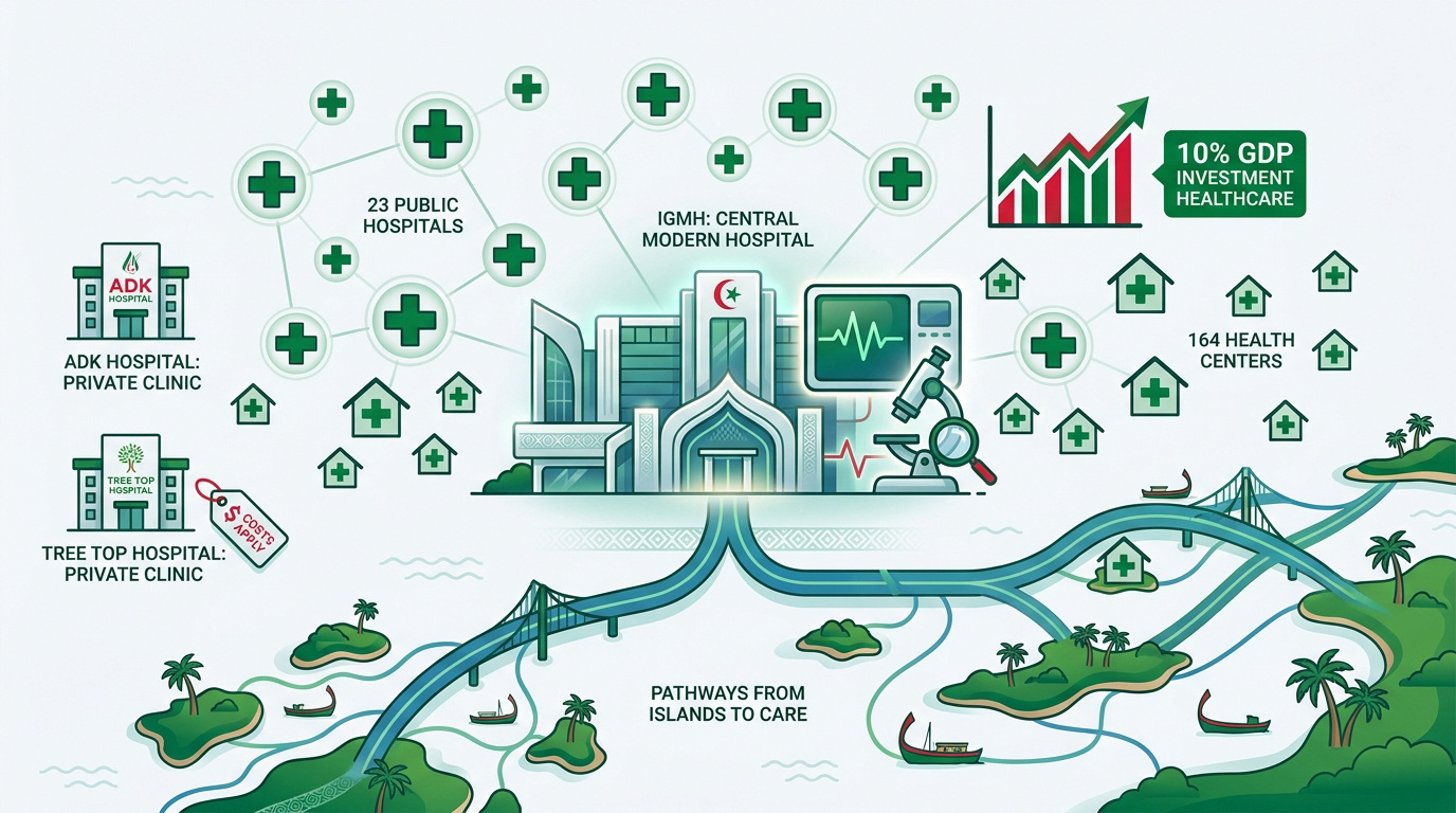 Vue d'ensemble du système de santé moderne aux Maldives en 2026