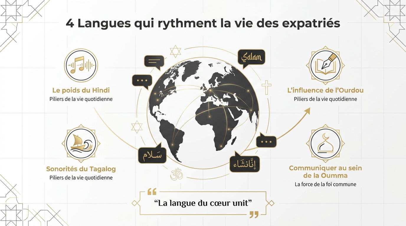 Diversité linguistique et vie quotidienne des expatriés aux Émirats arabes unis