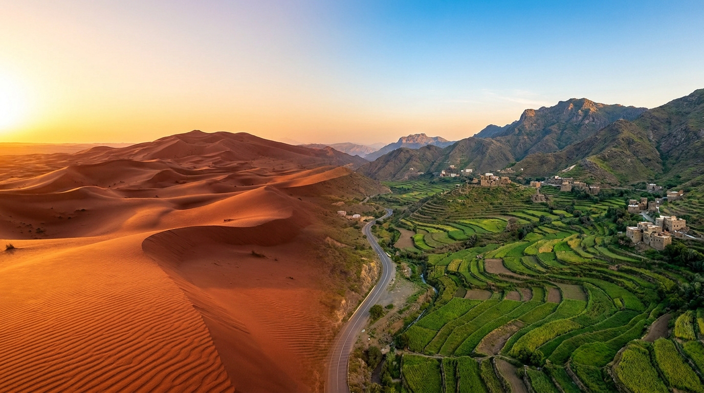Paysages en Arabie saoudite | Guide et avis 2026-2027