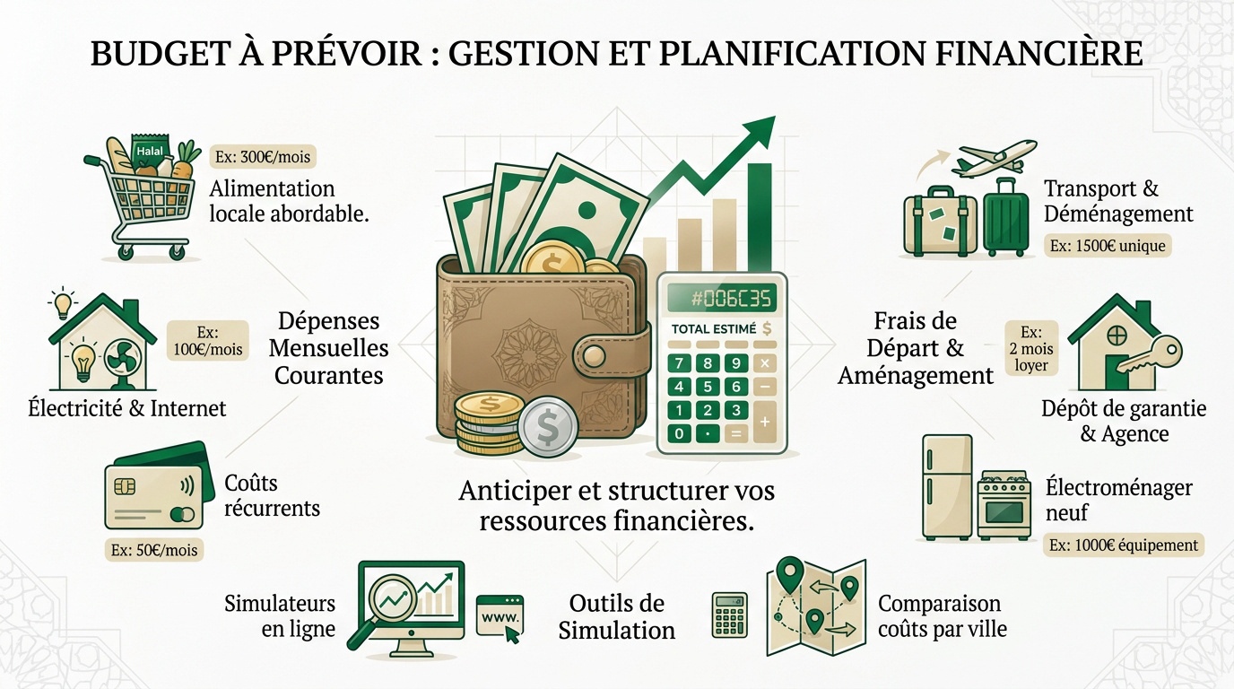Planification du budget pour s'installer en Arabie saoudite
