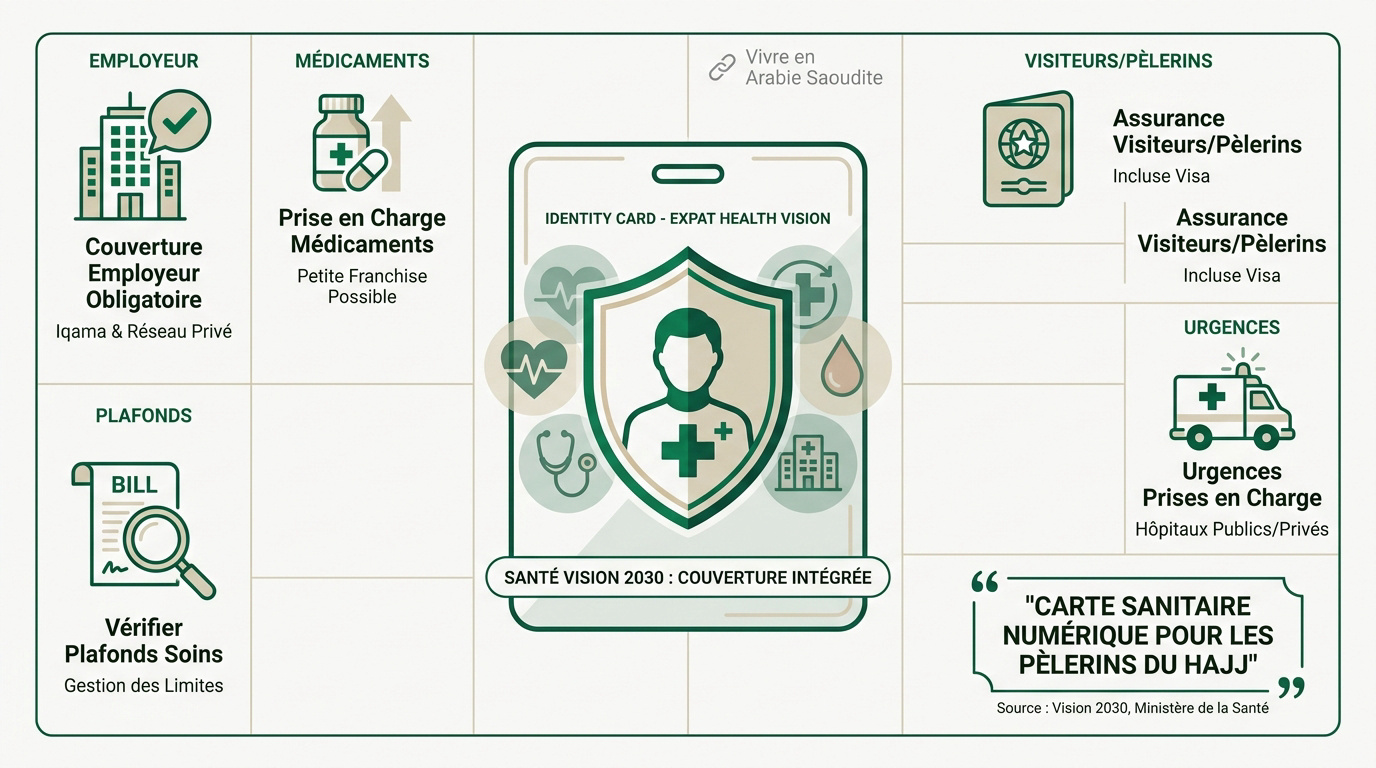 Carte sanitaire numérique et système de santé Vision 2030 en Arabie Saoudite