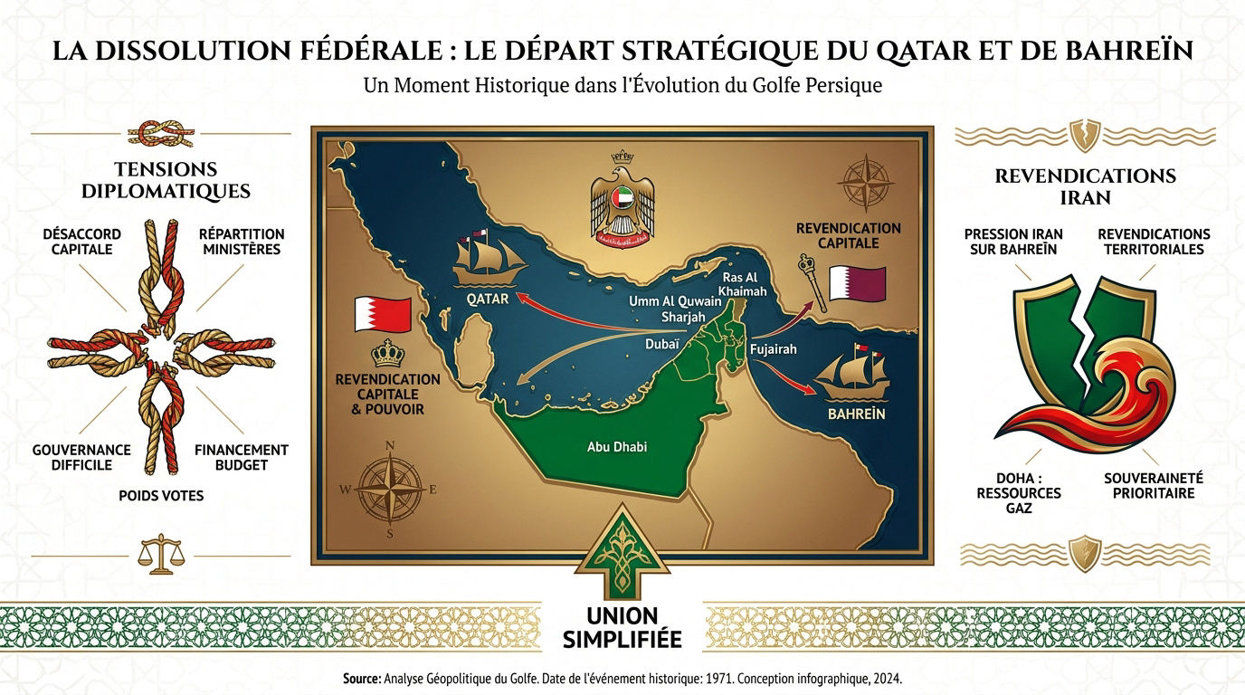 Réunion historique des dirigeants du Golfe pour discuter de la fédération avant le retrait du Qatar et de Bahreïn