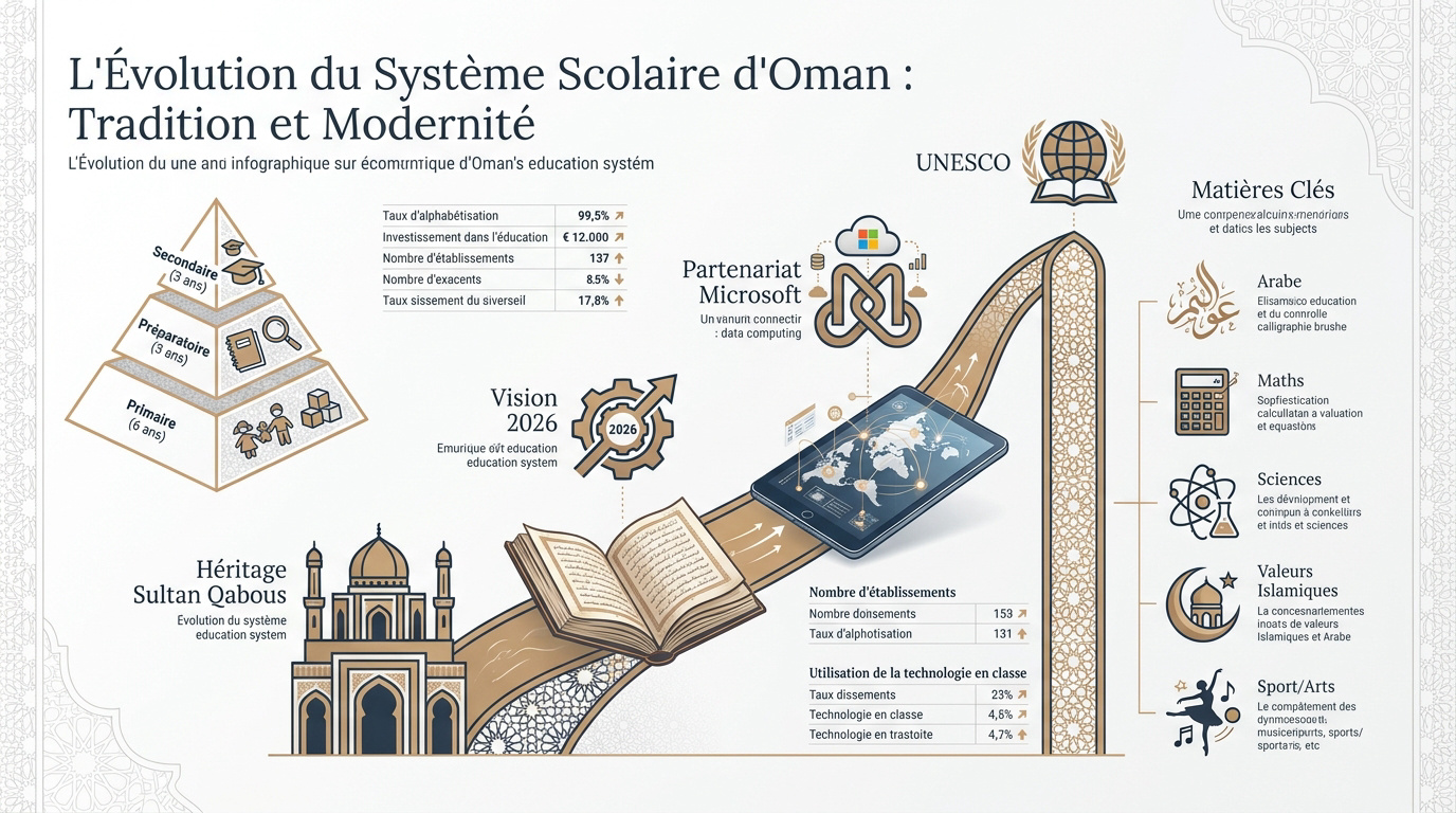 Evolution du système scolaire à Oman entre tradition et modernité numérique