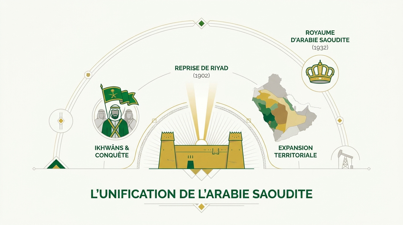 Portrait historique d'Abdelaziz ibn Saoud et la conquête du fort Masmak