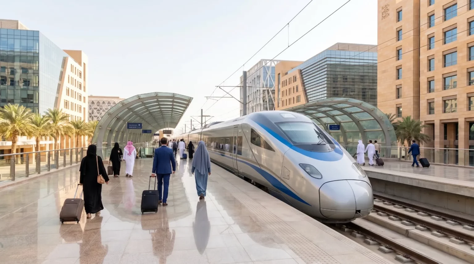 Transport en Arabie saoudite gare de train